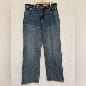 Pilcro and the Letterpress Medium Wash Straight Leg Jeans Size 29